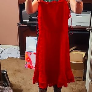 Red dress, Lucky in The Sky